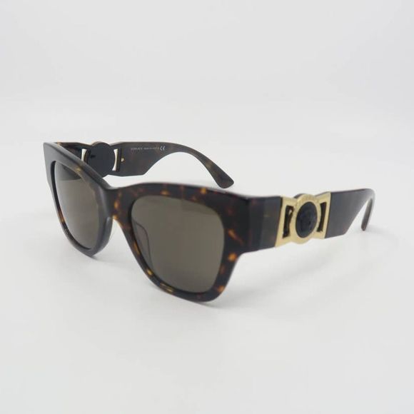 VERSACE MOD 4415-U 108/3 New Brown Tortoise/Brown Authentic Women\'s Sunglasses main image 9